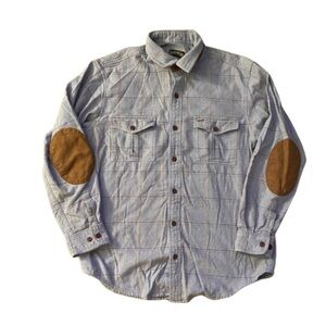 ORVIS Men’s Cotton Blue Casual Button Up Shirt Size L